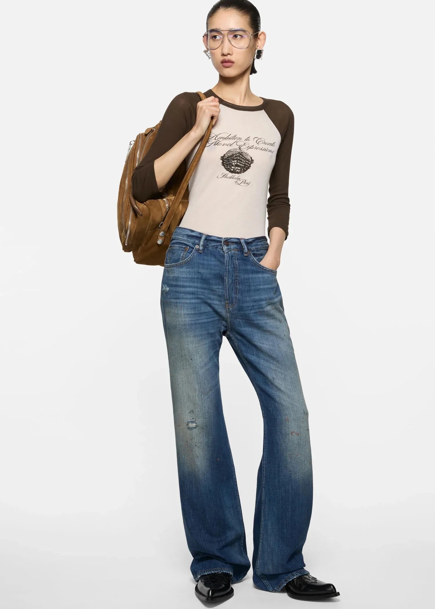 Acne Studios, 2021F Trafalgar, Mid Blue, Jeans