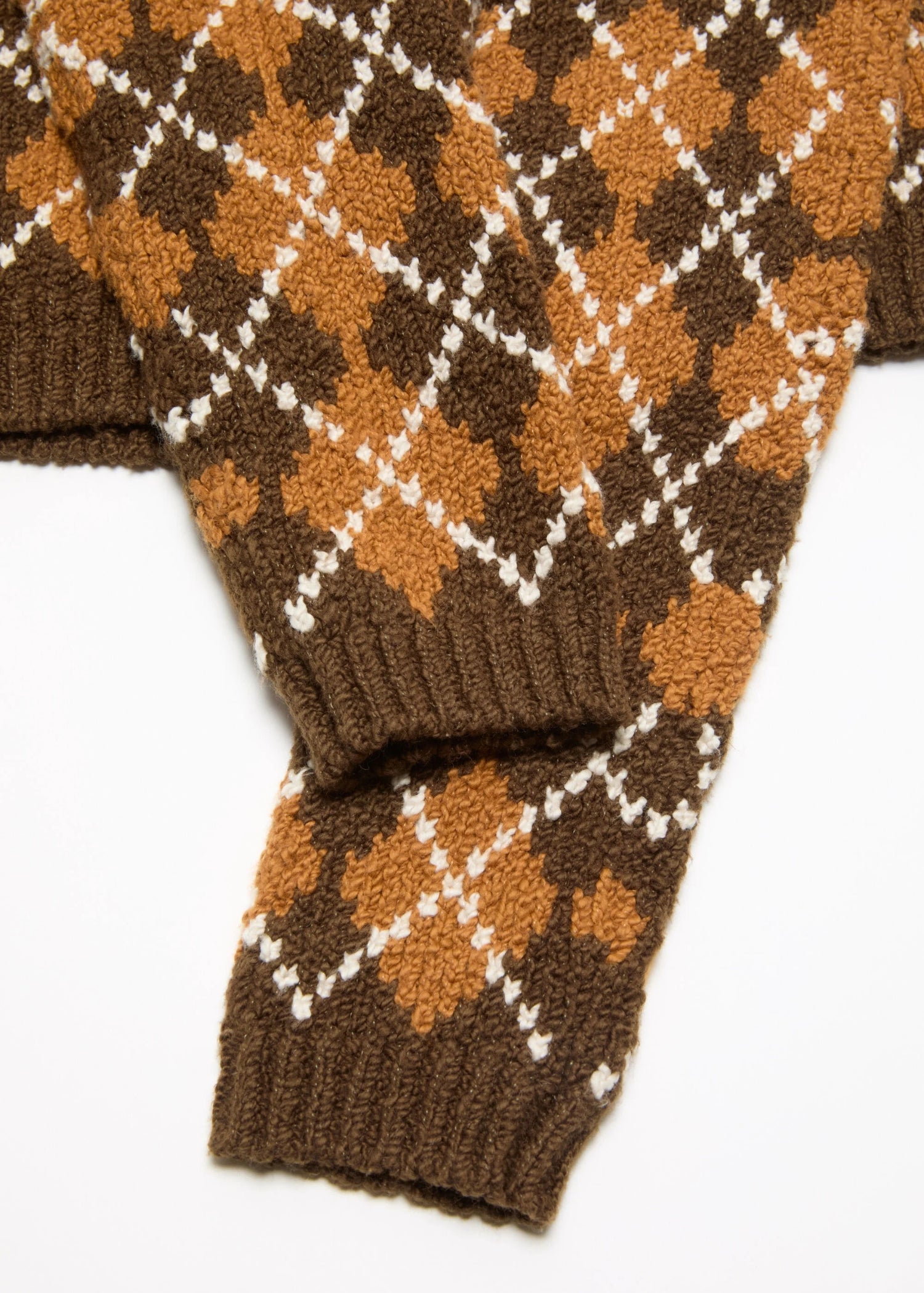 Acne Studios, Bouclé, Brown/Orange, Strickjacke
