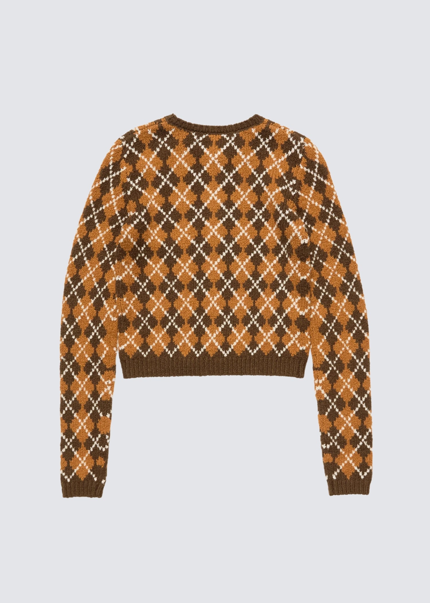 Acne Studios, Bouclé, Brown/Orange, Strickjacke