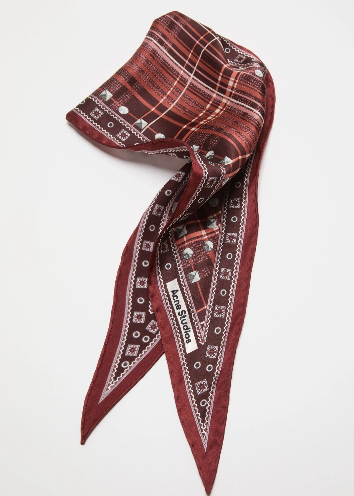 Acne Studios, Burgundy Brown, Tuch