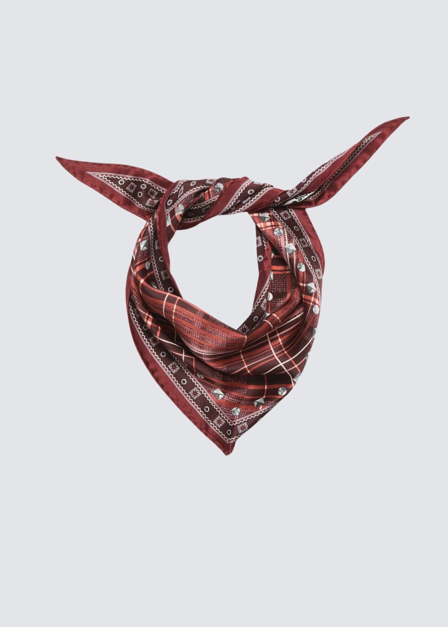 Toronto khaki/mustard jacquard scarf
