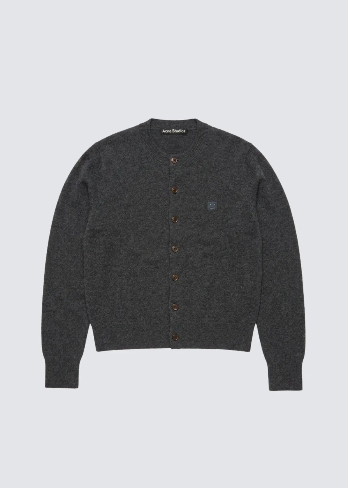 Acne Studios, Face, Dark Grey, Cardigan
