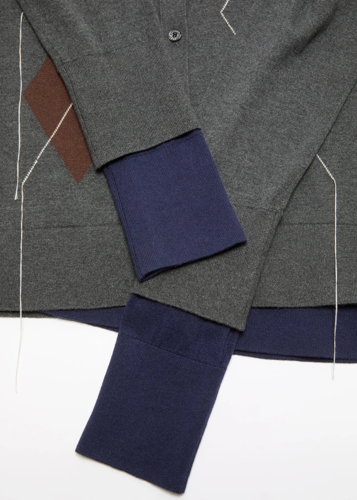 Acne Studios, Dark Grey Multi, Cardigan