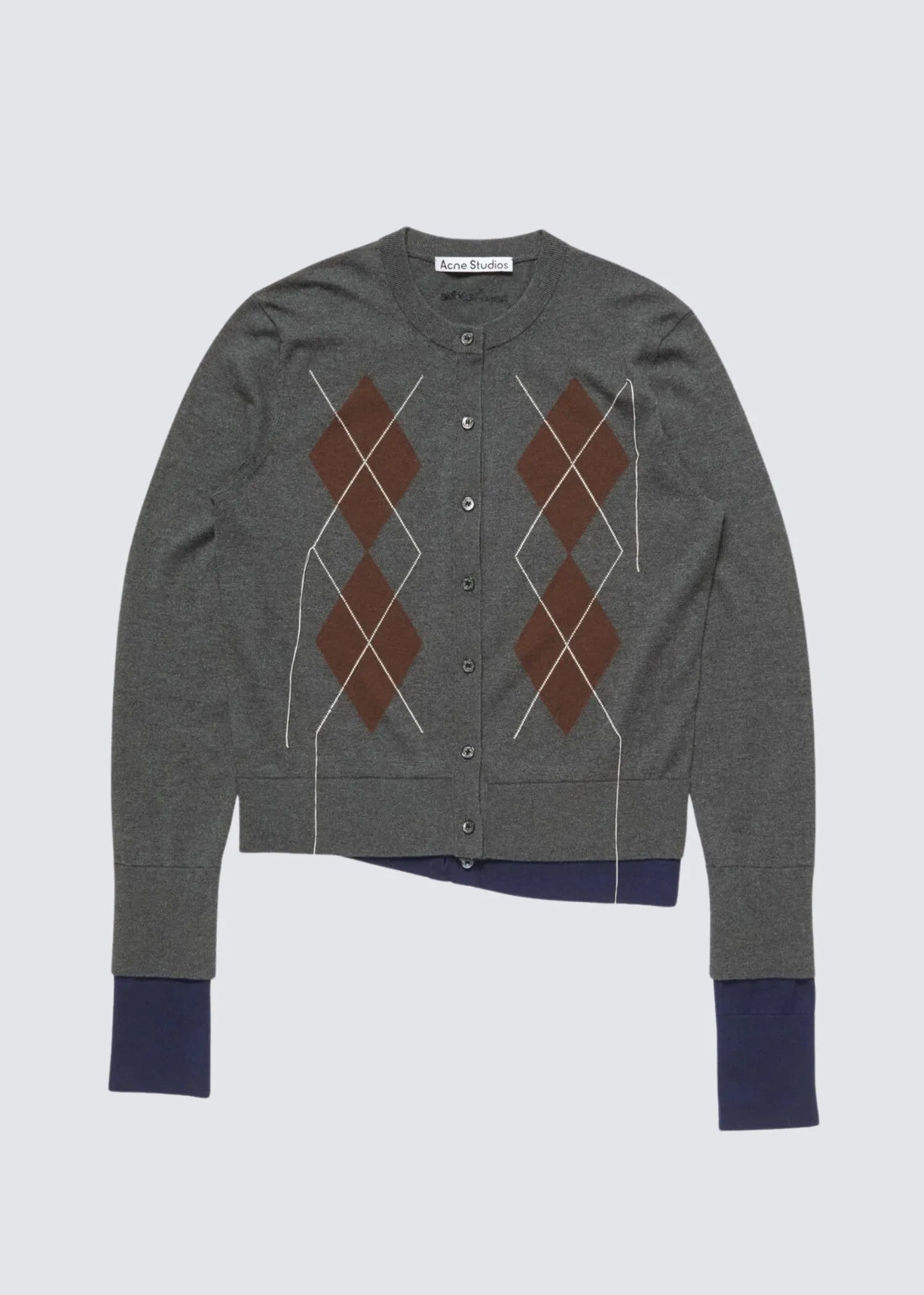 Acne Studios, Dark Grey Multi, Cardigan