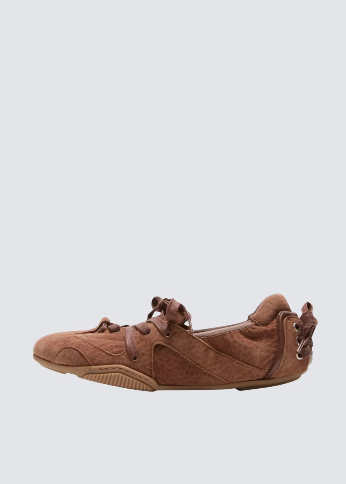 Acne Studios, Lace-Up, Brown, Ballerina