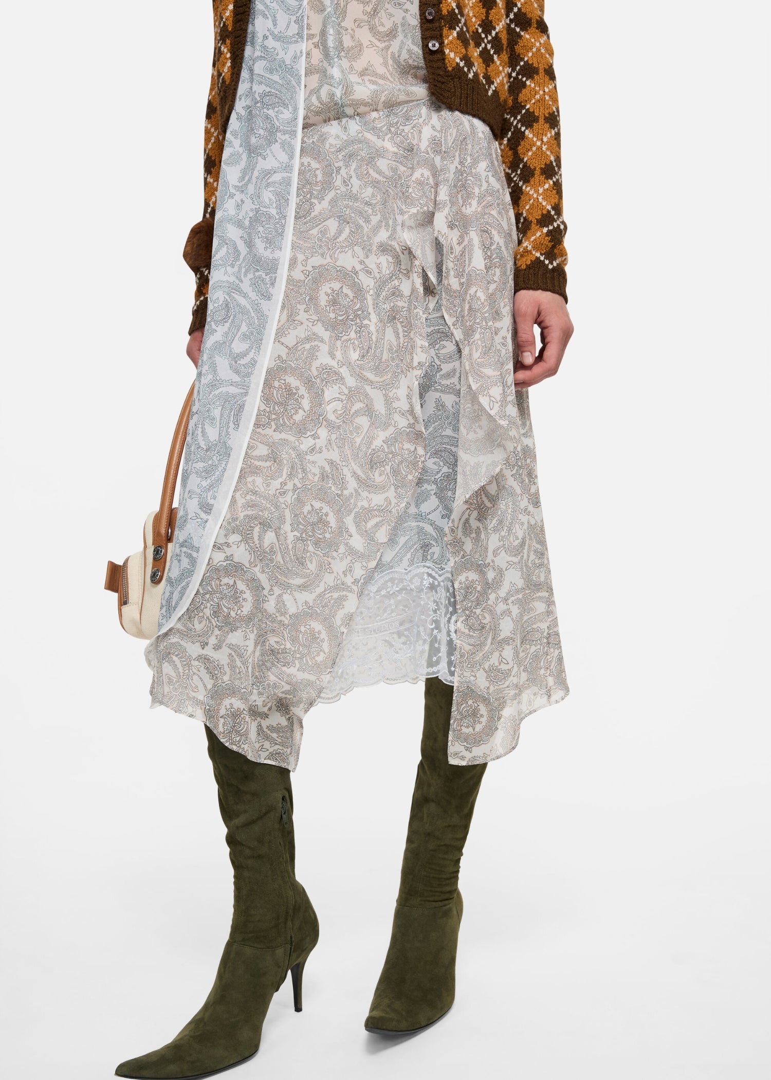 Acne Studios, Paisley, Light Beige, Rock