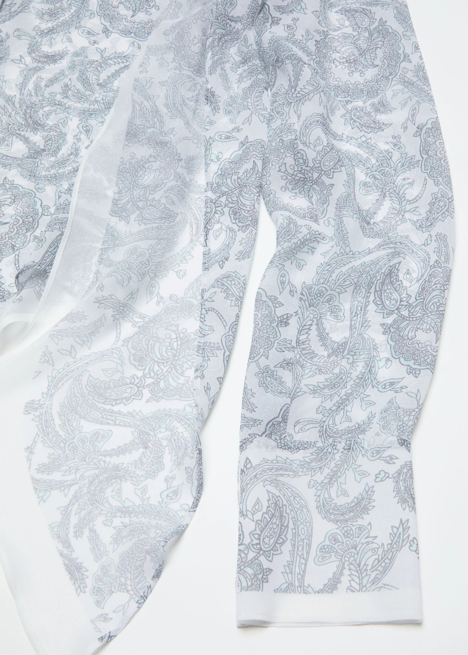 Acne Studios, Paisley, Light Blue / Beige, Bluse