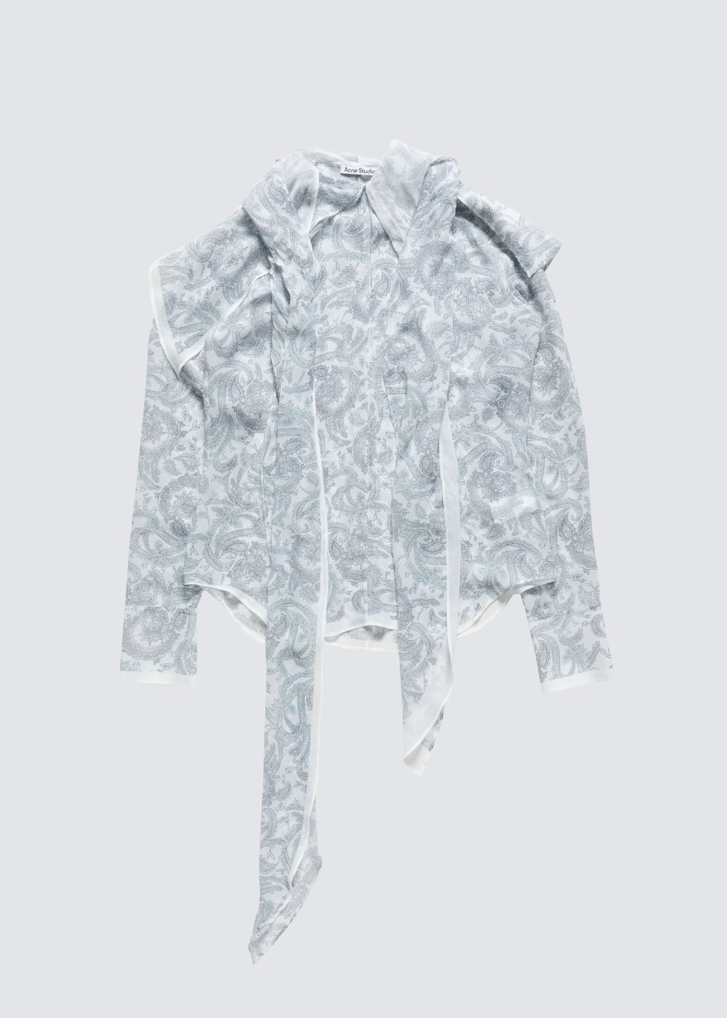 Acne Studios, Paisley, Light Blue / Beige, Bluse