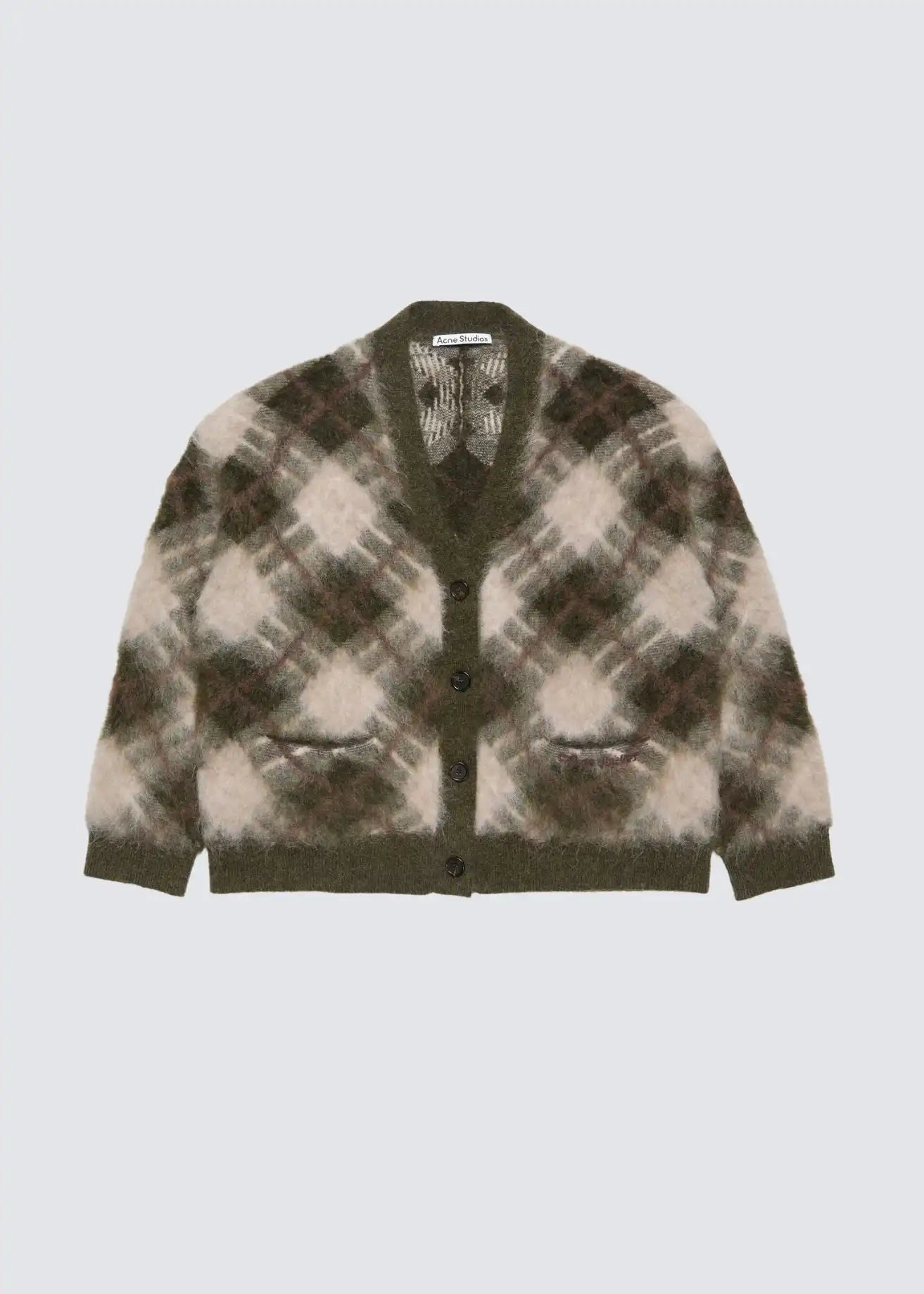 Face, mandarin, cardigan 