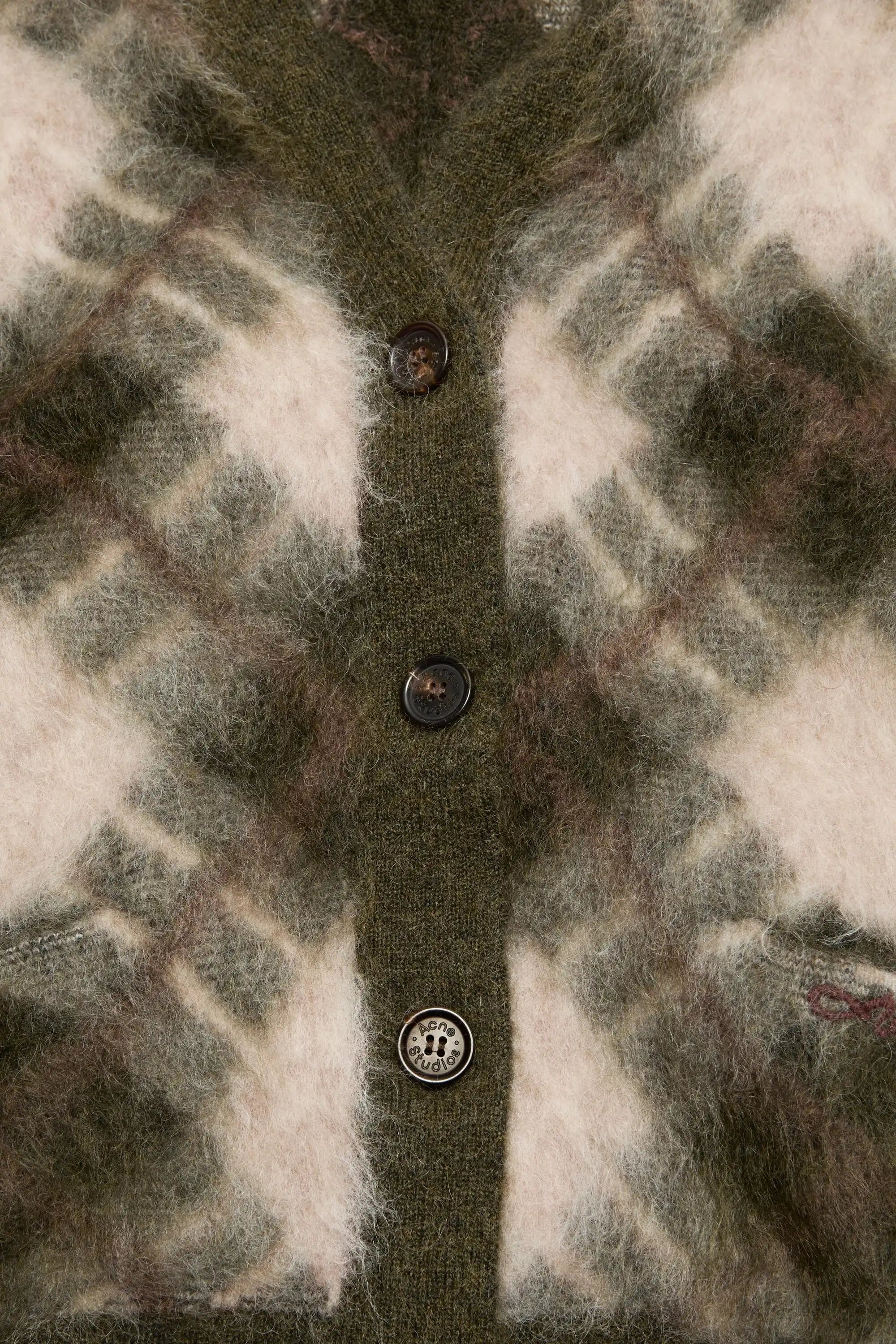 Face, mandarin, cardigan 