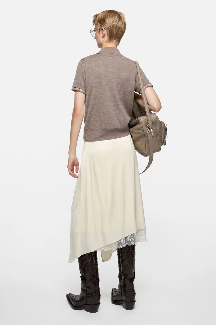 Acne Studios, Satin Lace, Cream White, Rock