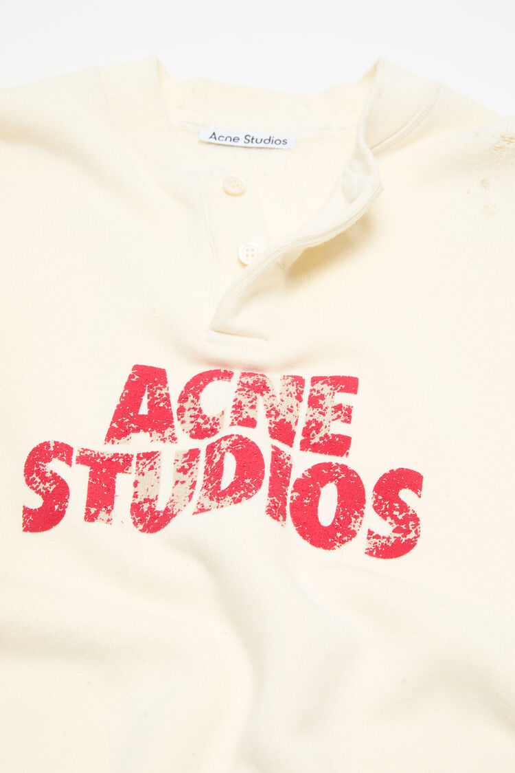 Acne Studios, Fleece, Off White, Sweatshirt