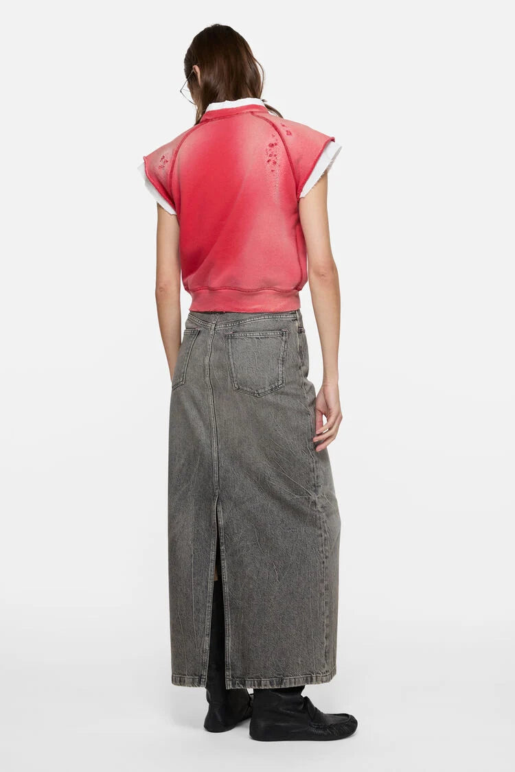 Fleece, Red White, Sweatshirt