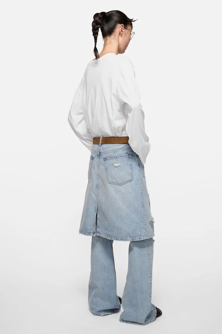 Logo, Off White, Langarm-Shirt