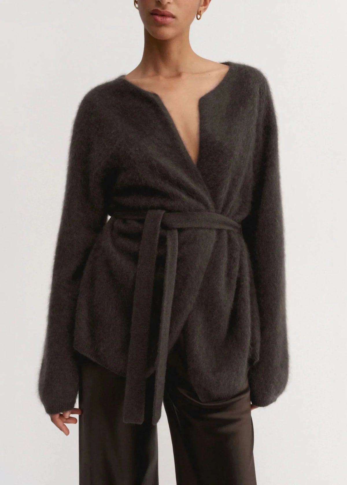 Almada Label, Aria, Brushed Chocolate, Cardigan