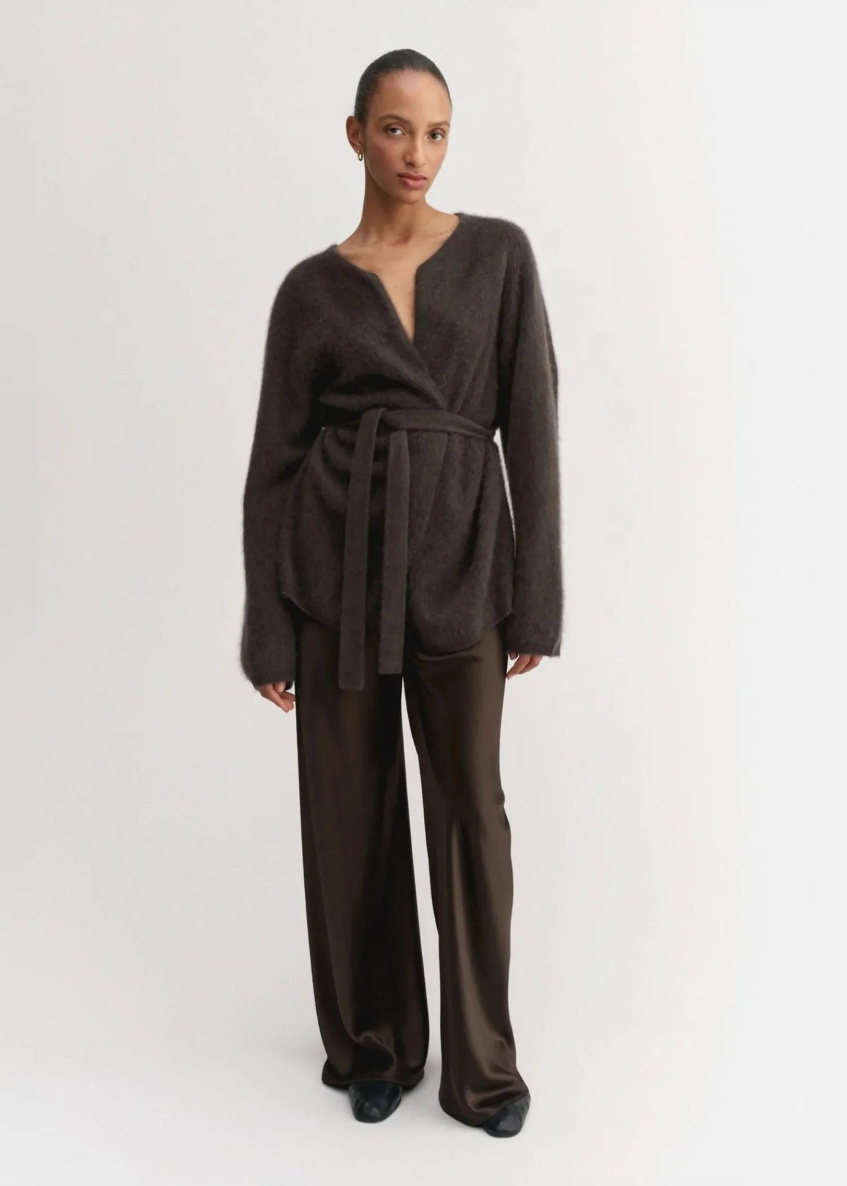 Almada Label, Aria, Brushed Chocolate, Cardigan