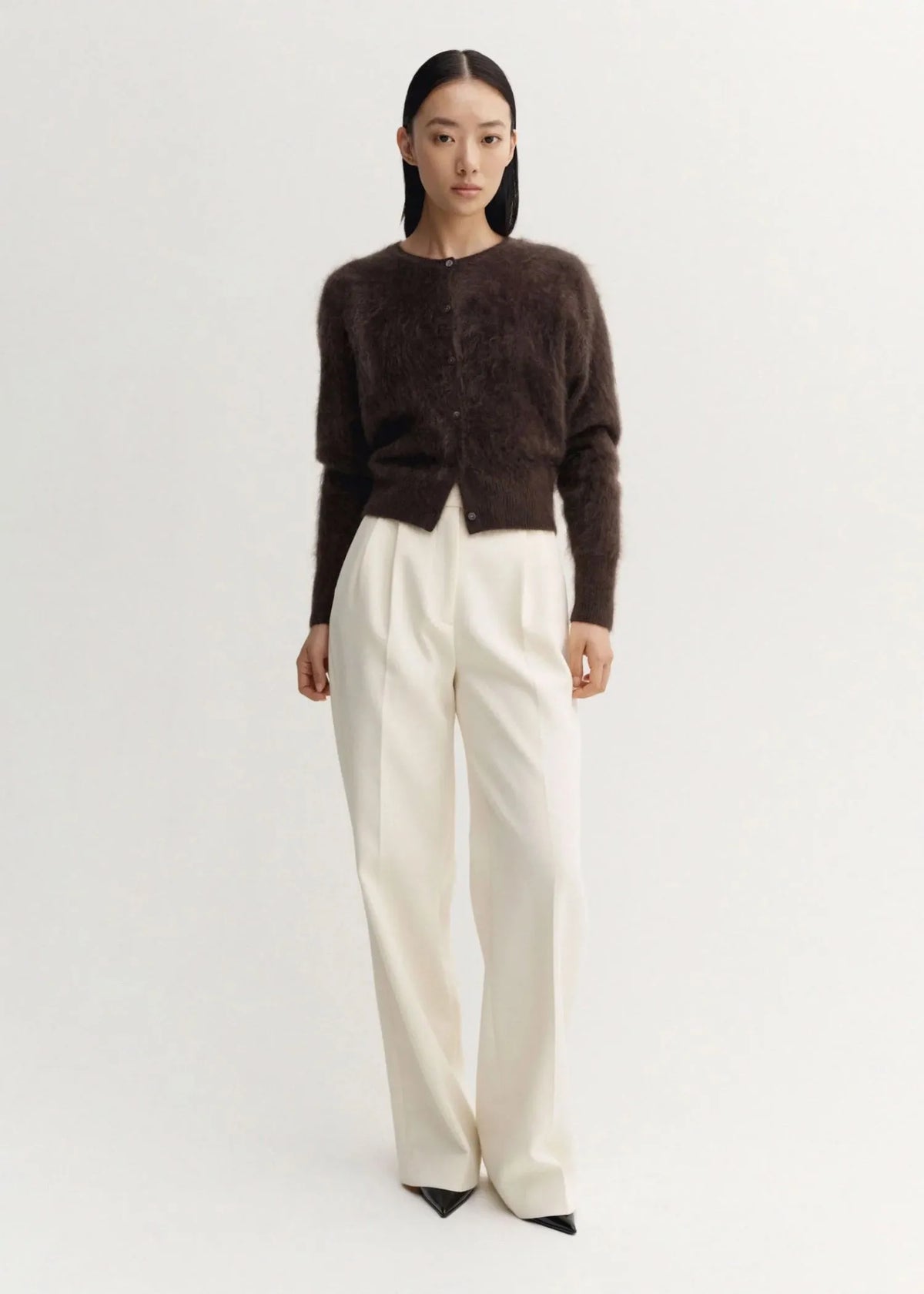 Almada Label, Coco, Brushed Chocolate, Cardigan