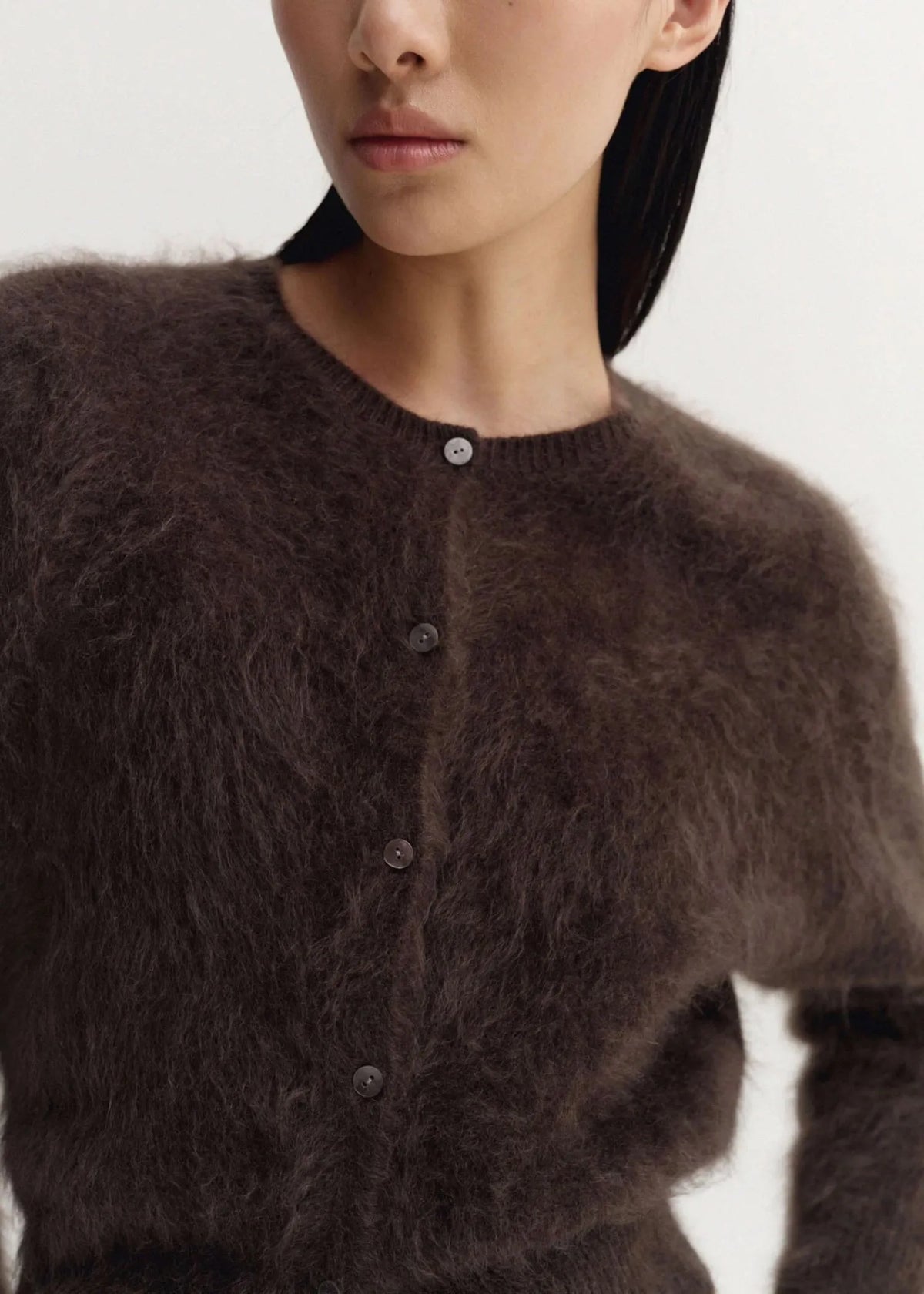 Almada Label, Coco, Brushed Chocolate, Cardigan