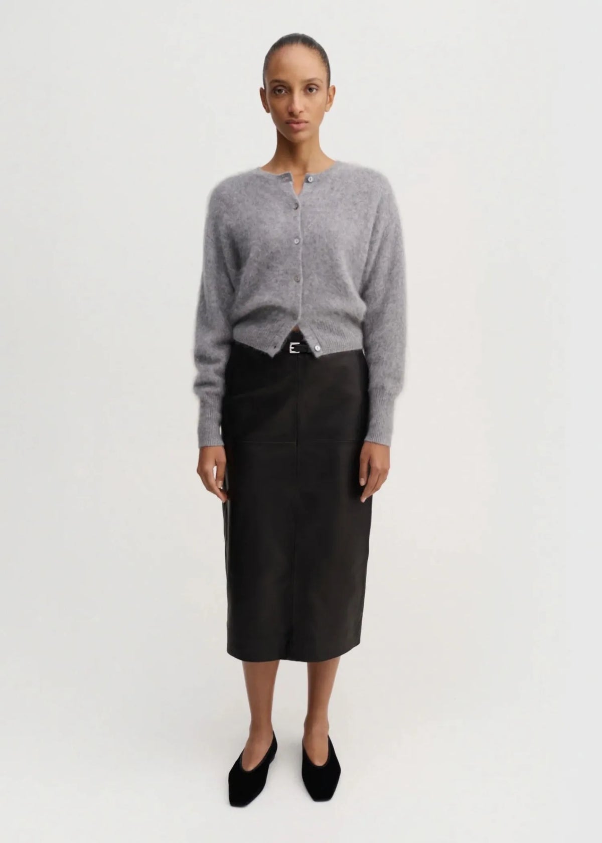 Almada Label, Coco, Brushed Grey, Cardigan