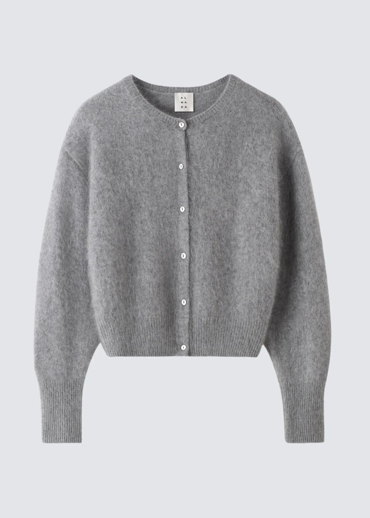 Almada Label, Coco, Brushed Grey, Cardigan