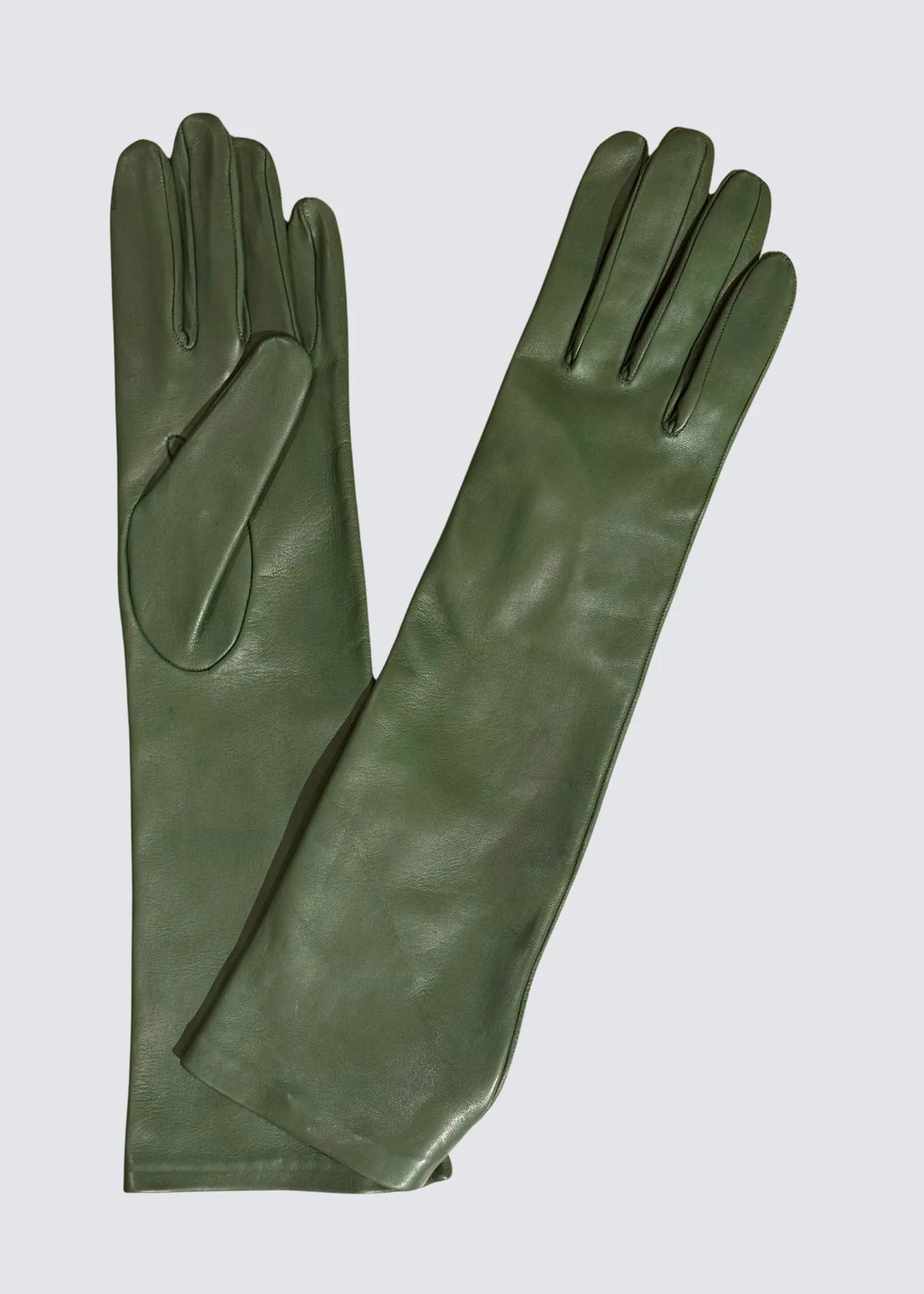 Alpo, Long Leather, Loden, Handschuhe