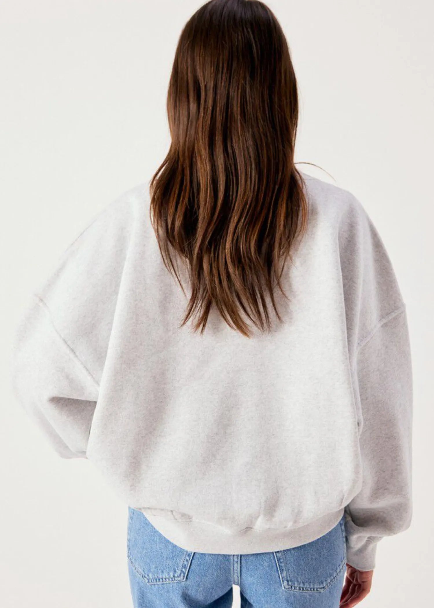 American Vintage, Baptown, Gris Chiné, Sweatshirt