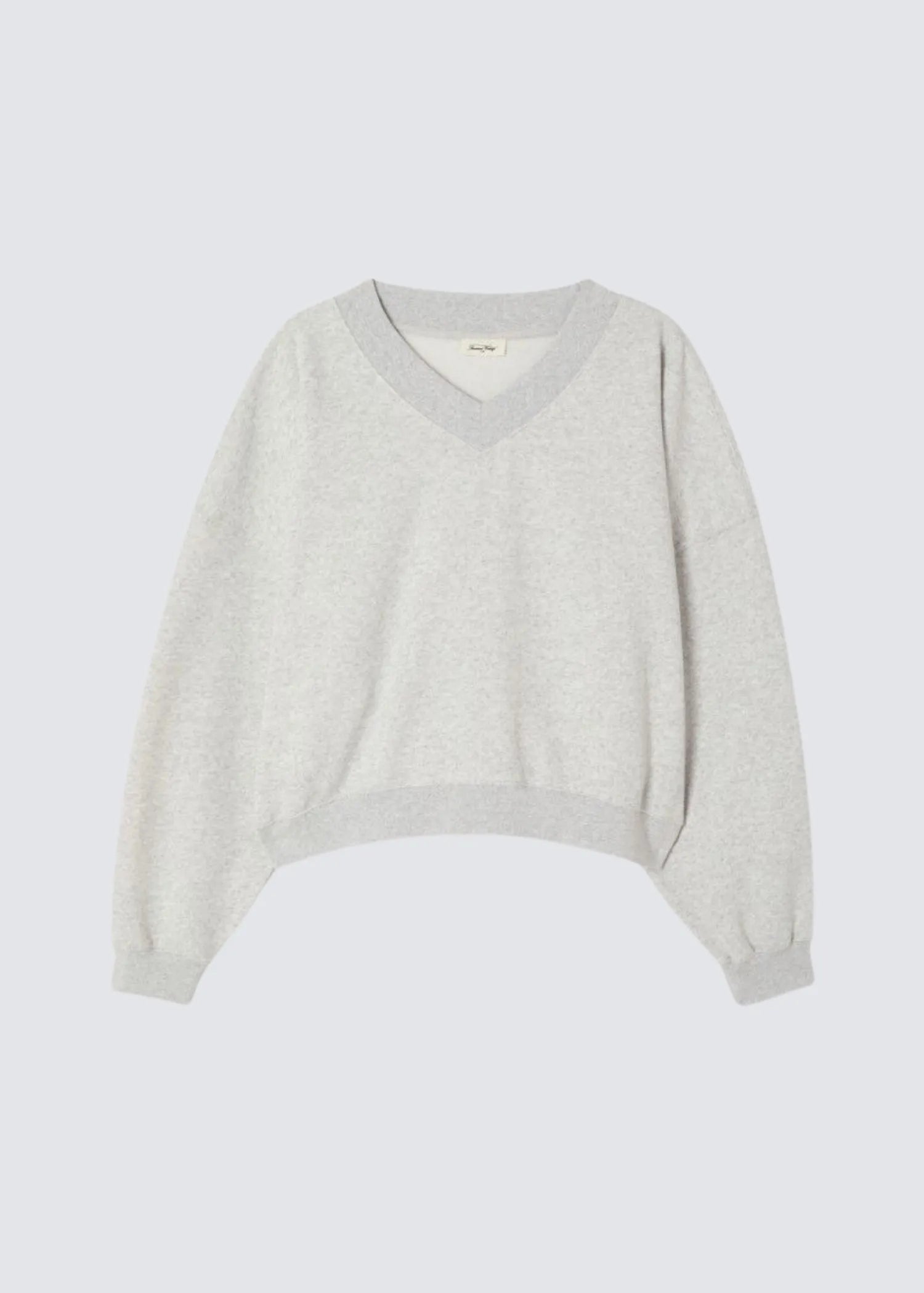 American Vintage, Baptown, Gris Chiné, Sweatshirt
