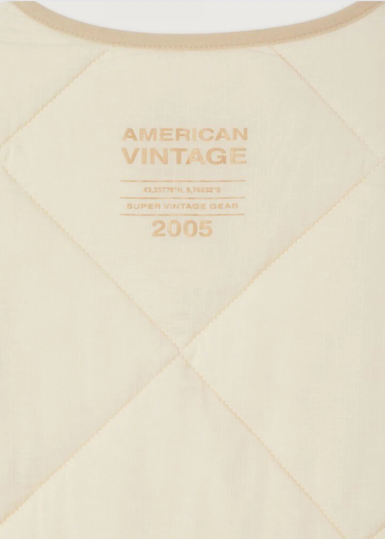 American Vintage, Yupibam, Creme, Weste
