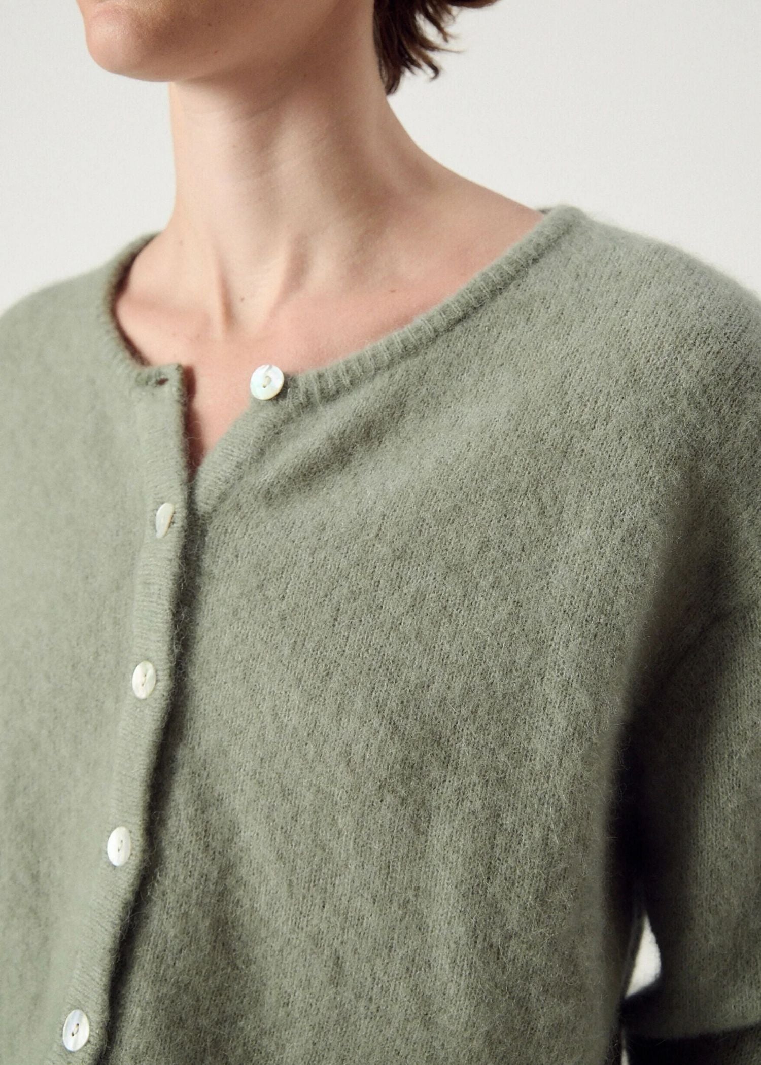 American Vintage, Vitow, Kaki Multichiné, Cardigan