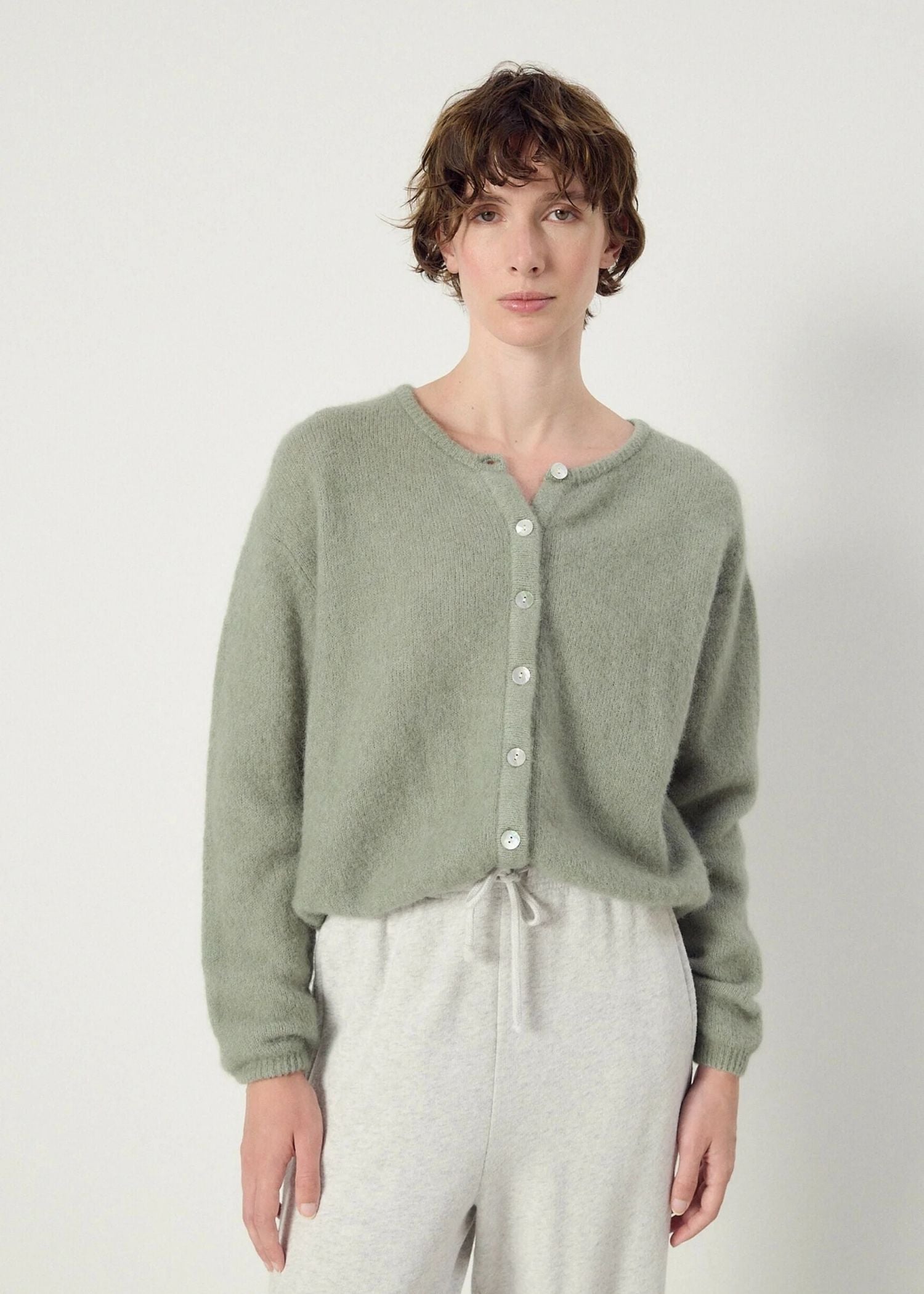 American Vintage, Vitow, Kaki Multichiné, Cardigan