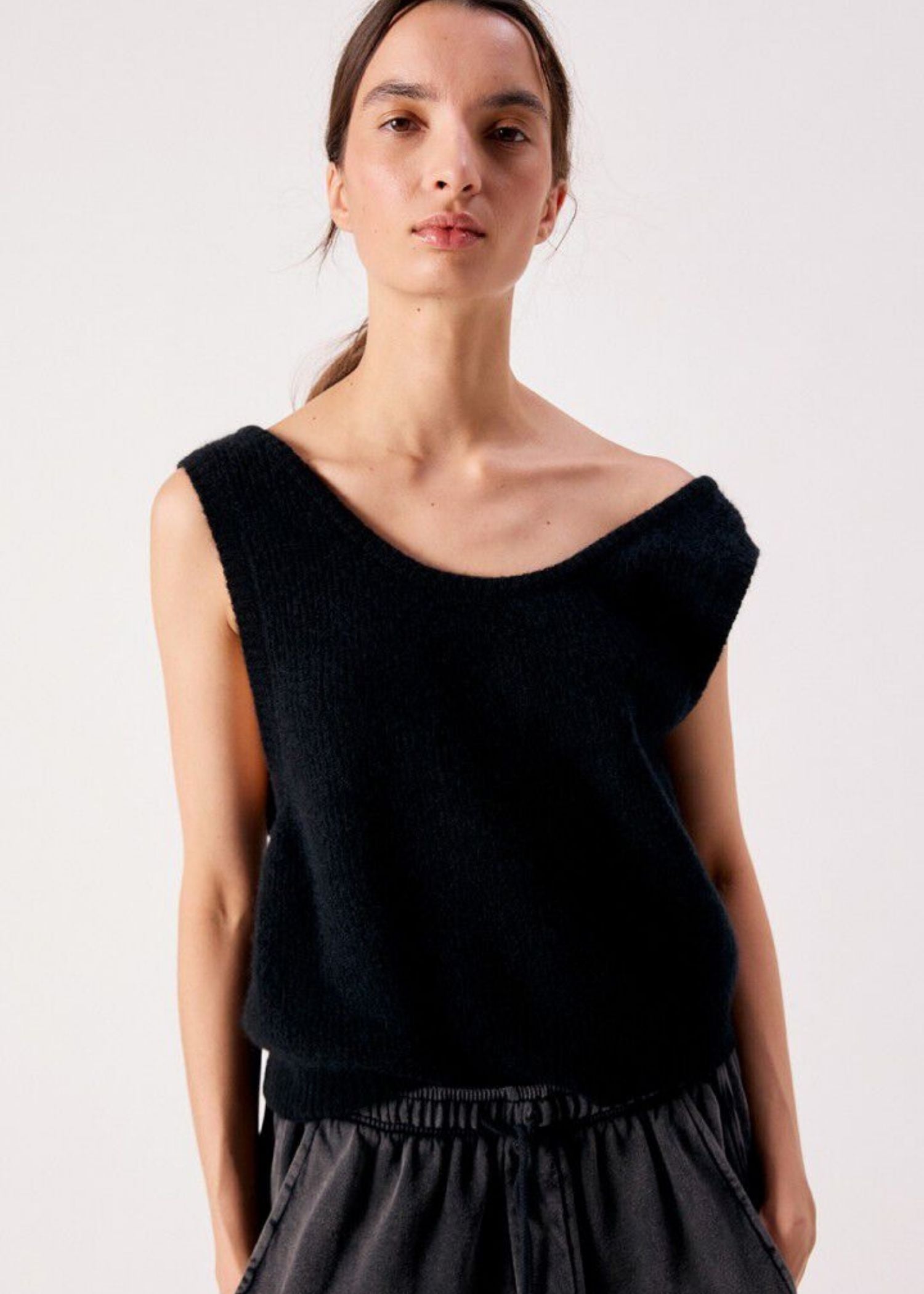 American Vintage, Vitow, Noir, Pullunder