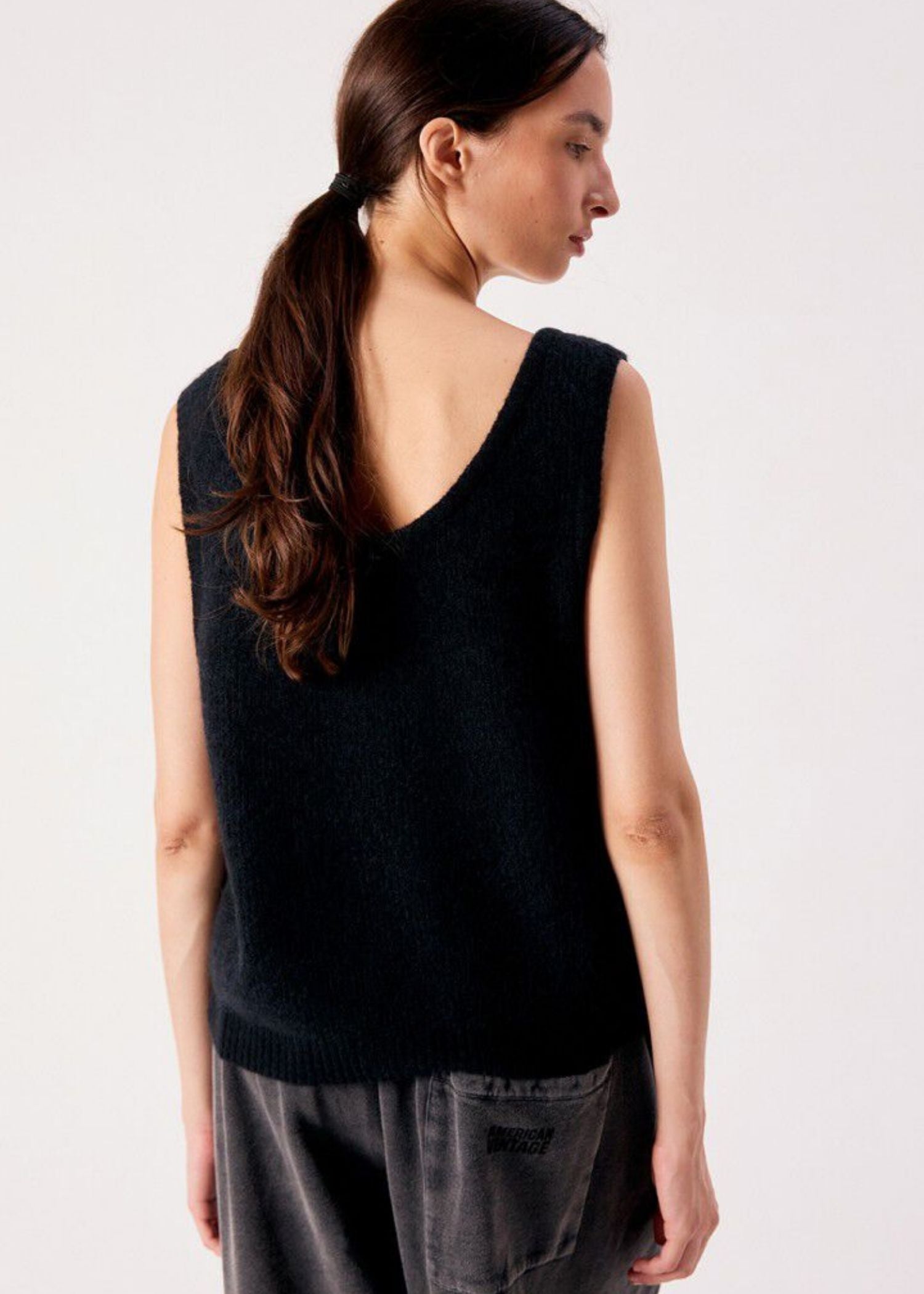 American Vintage, Vitow, Noir, Pullunder