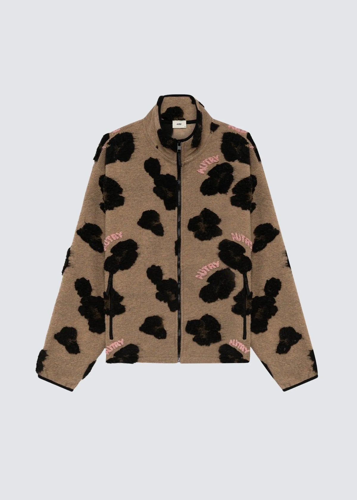Autry, Fleece Unisex, Jacquard Leopard, Jacke