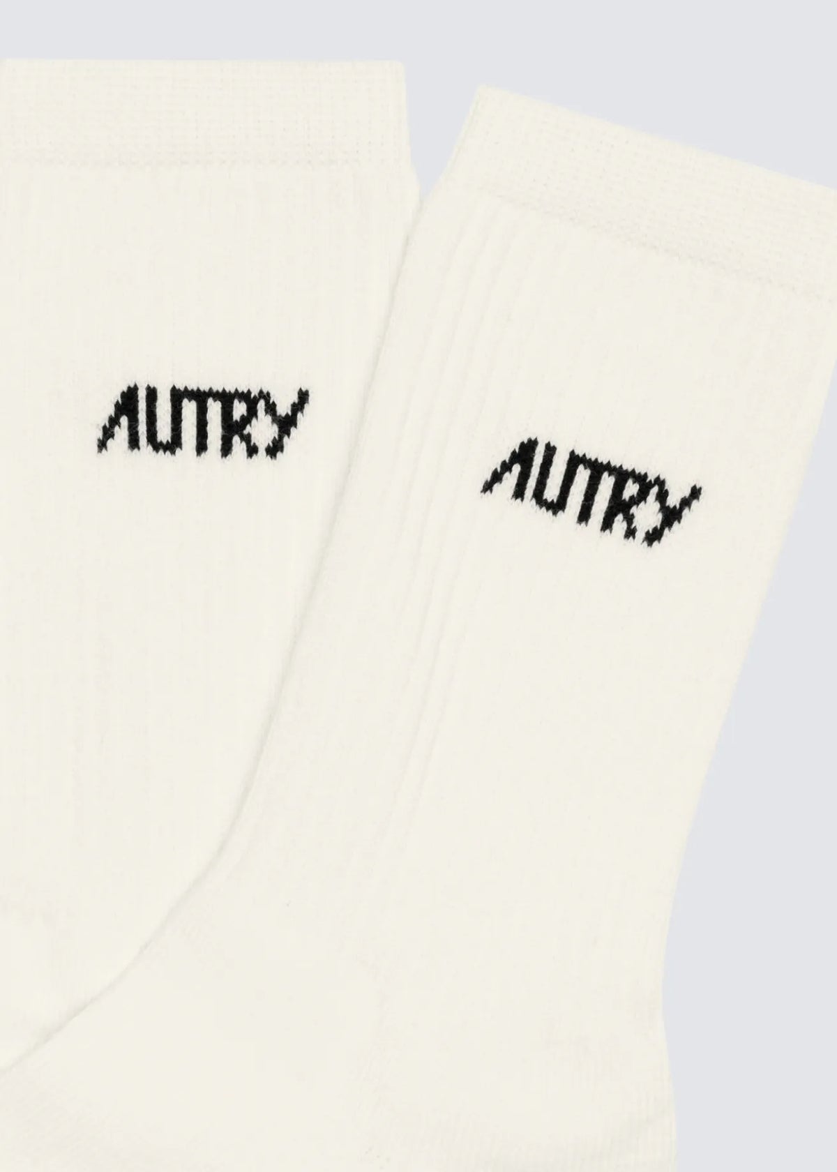 Autry, Jacquard, Cream Black, Socken