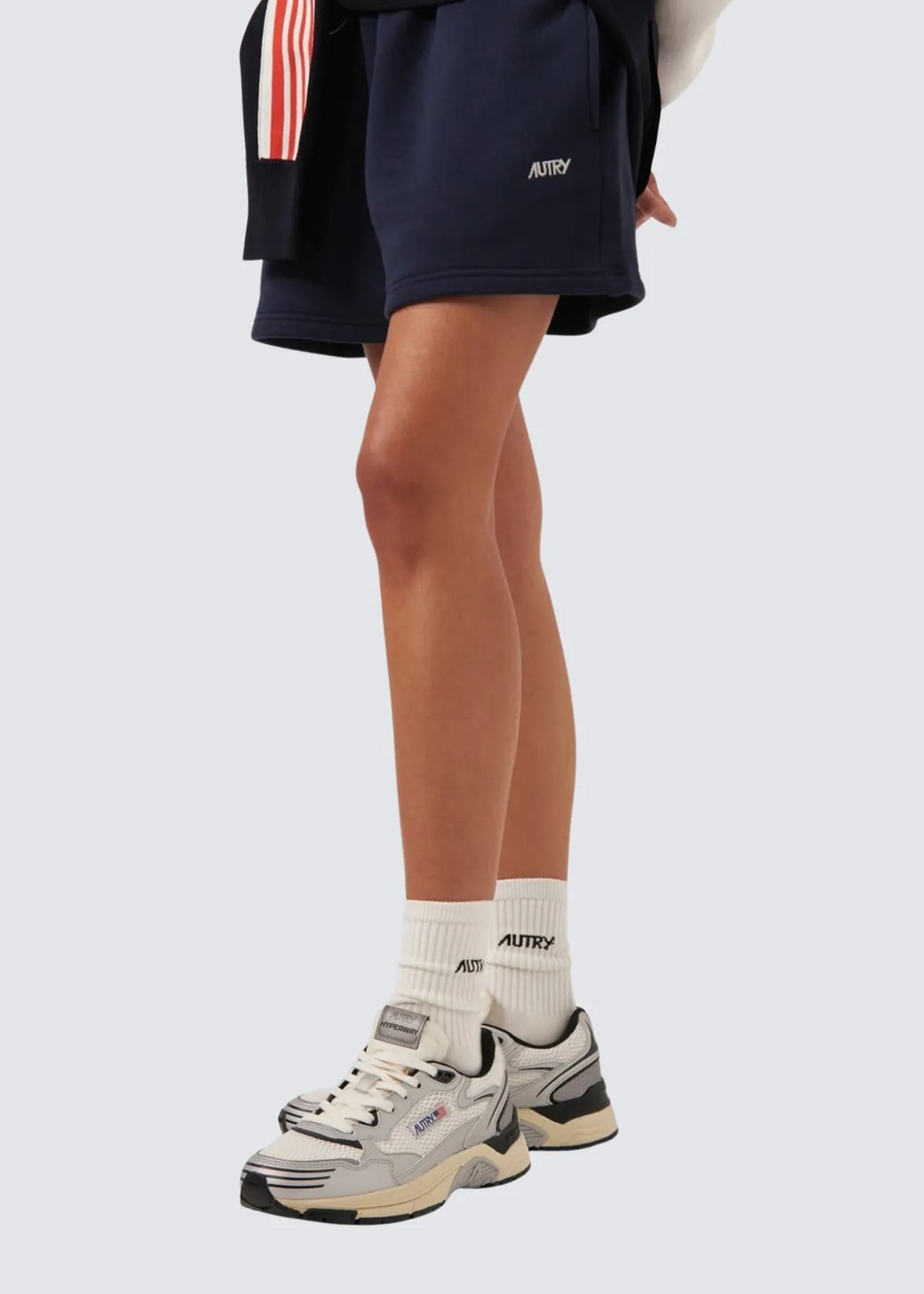 Autry, Jacquard, Cream Black, Socken