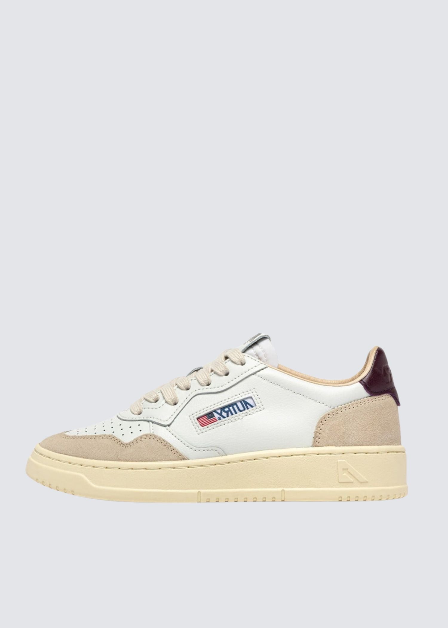 Autry, Medalist Low, White Fig, Sneaker