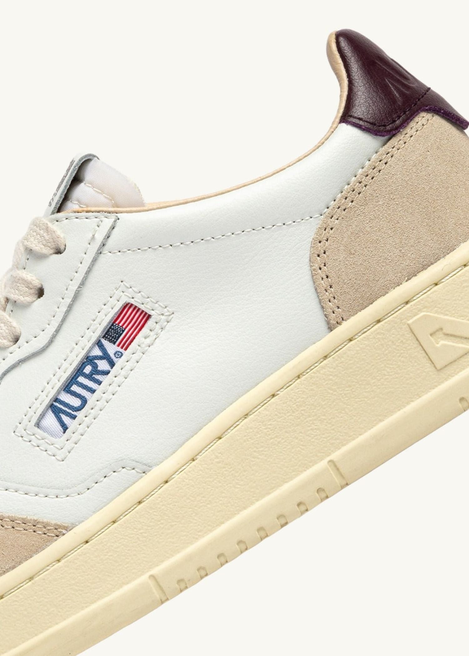 Autry, Medalist Low, White Fig, Sneaker
