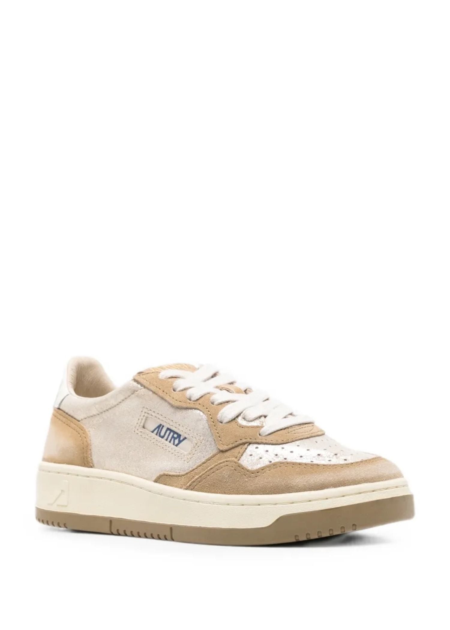 Autry, Medalist Low Woman, Platinum / Beige, Sneaker