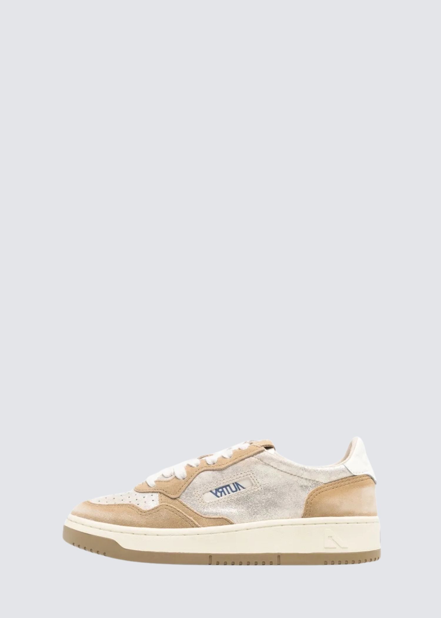 Autry, Medalist Low Woman, Platinum / Beige, Sneaker