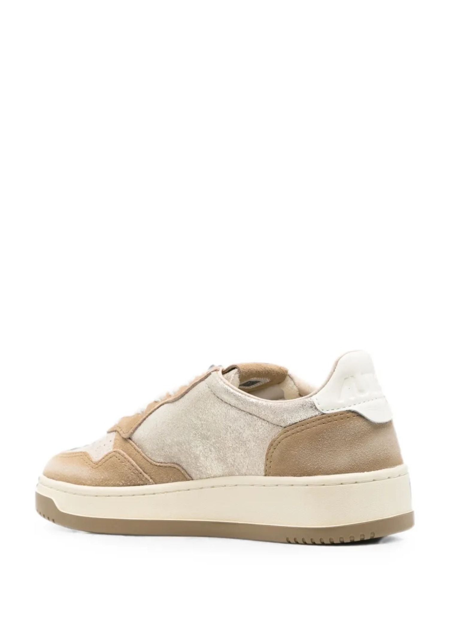 Autry, Medalist Low Woman, Platinum / Beige, Sneaker
