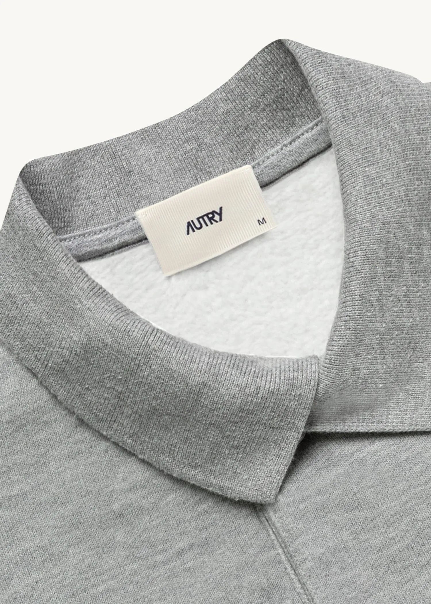 Autry, Polo Unisex, Dark Grey Melange, Sweatshirt