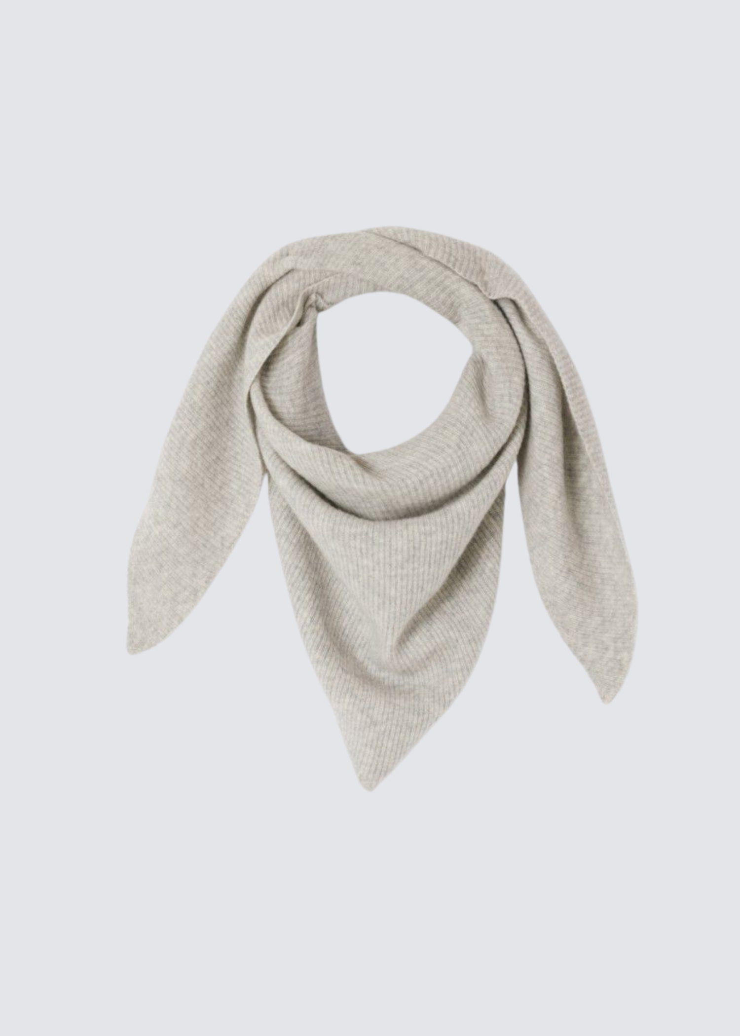 American Vintage hellgrauer Schal aus Wollgemisch - Flatshot