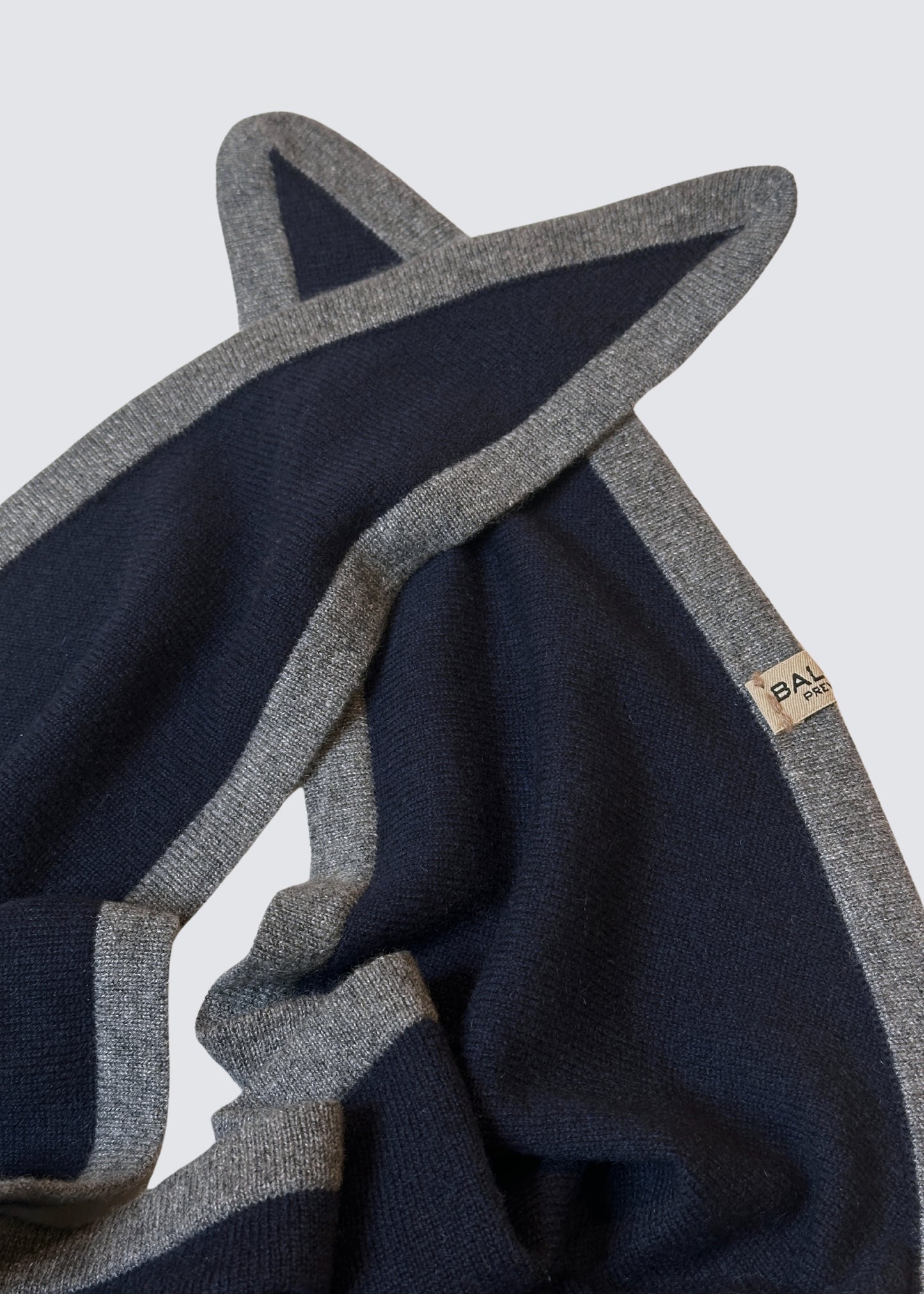 Triangle Duo, Navy/Grau, Schal