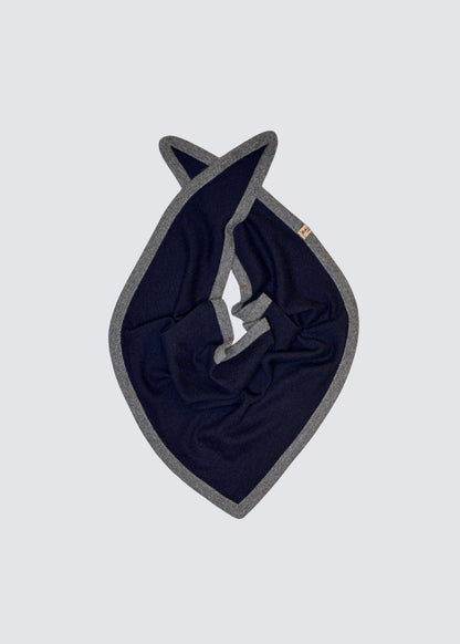 Triangle Duo, Navy/Grau, Schal