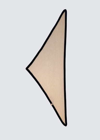 Triangle Duo, Creme/Schwarz, Schal