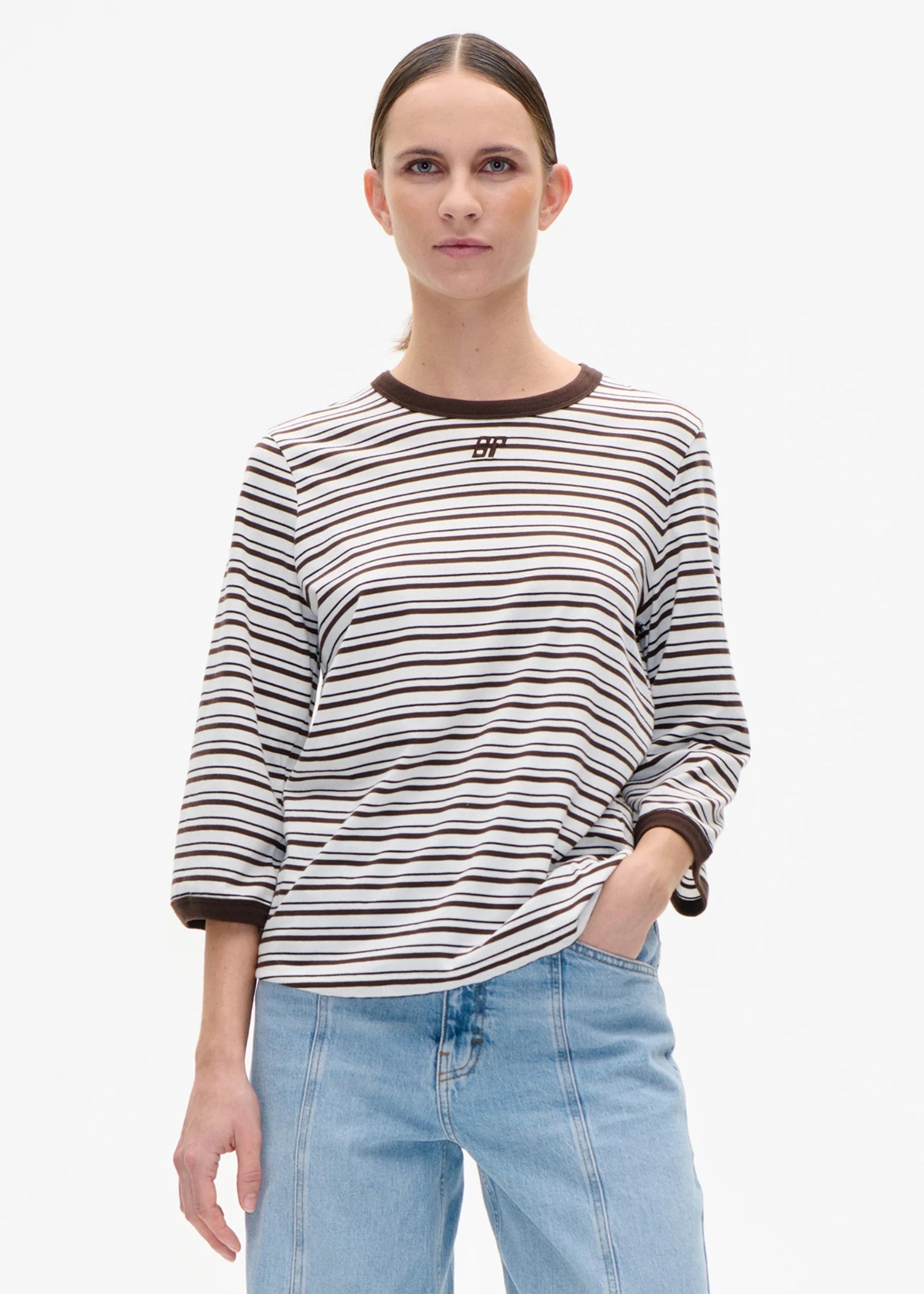 Baum und Pferdgarten, Julien, Coffee Bean Stripe, T-Shirt