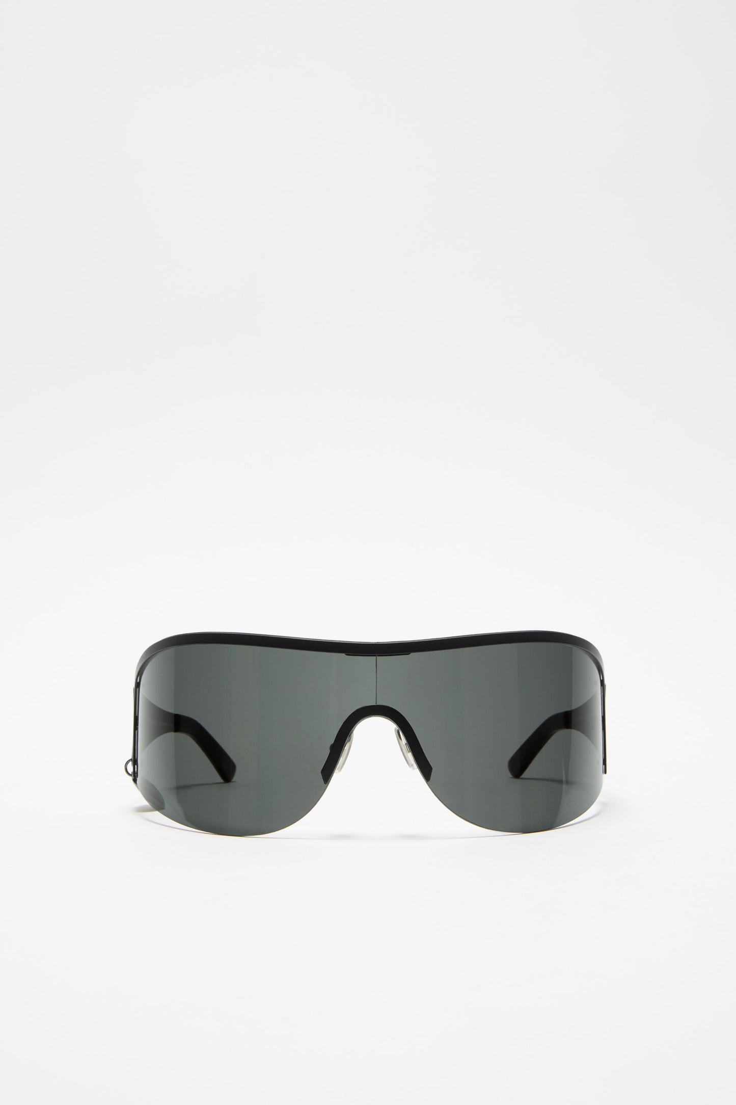 Metal Frame Eyewear, Black, Sunglasses 