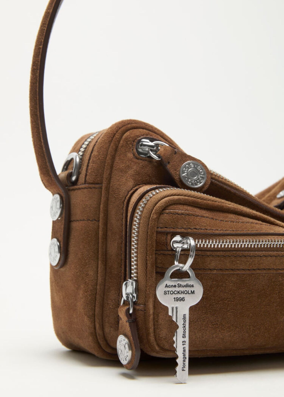 Acne Studios, Camero Party Suede, Cognac Brown, Tasche