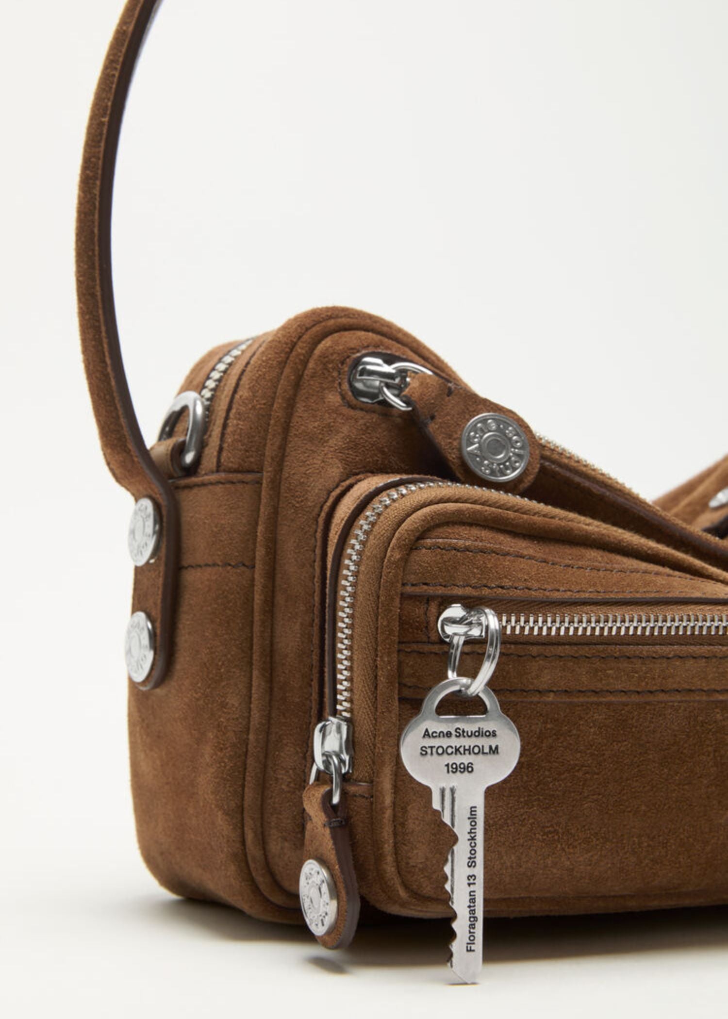 Acne Studios, Camero Party Suede, Cognac Brown, Tasche