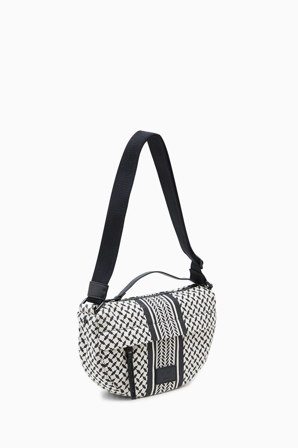 Camilla, Stripe Black, Canvas Bag